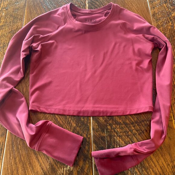 FLEO Crop Long Sleeve Training Top – Women’s Small - Picture 4 of 6